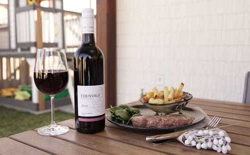 Shiraz red wine