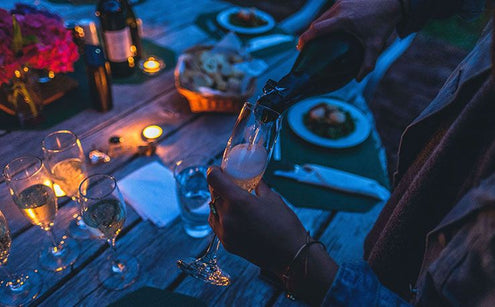 Pouring wine
