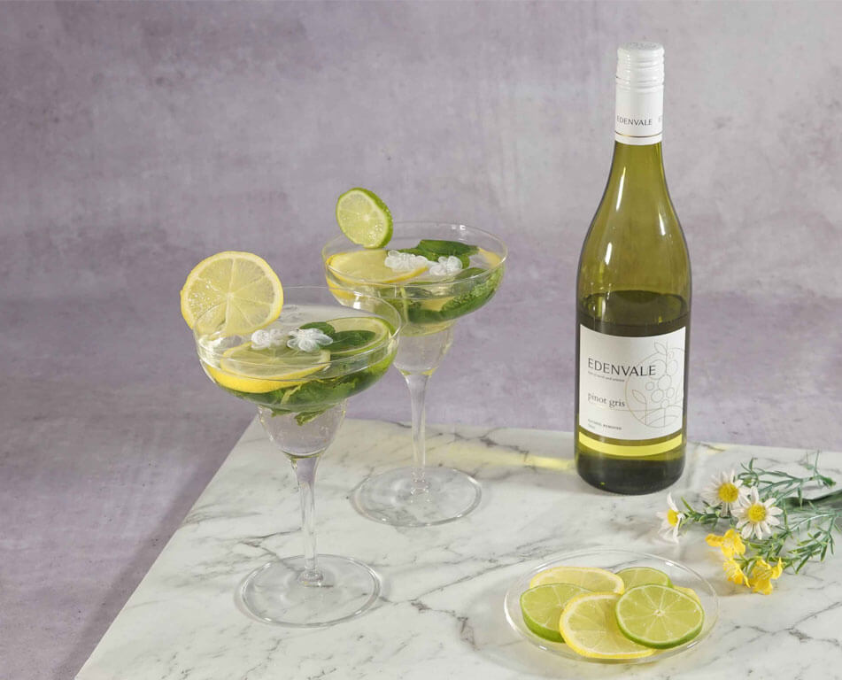Mocktail Mothers Day Mint Citrus White Sangria