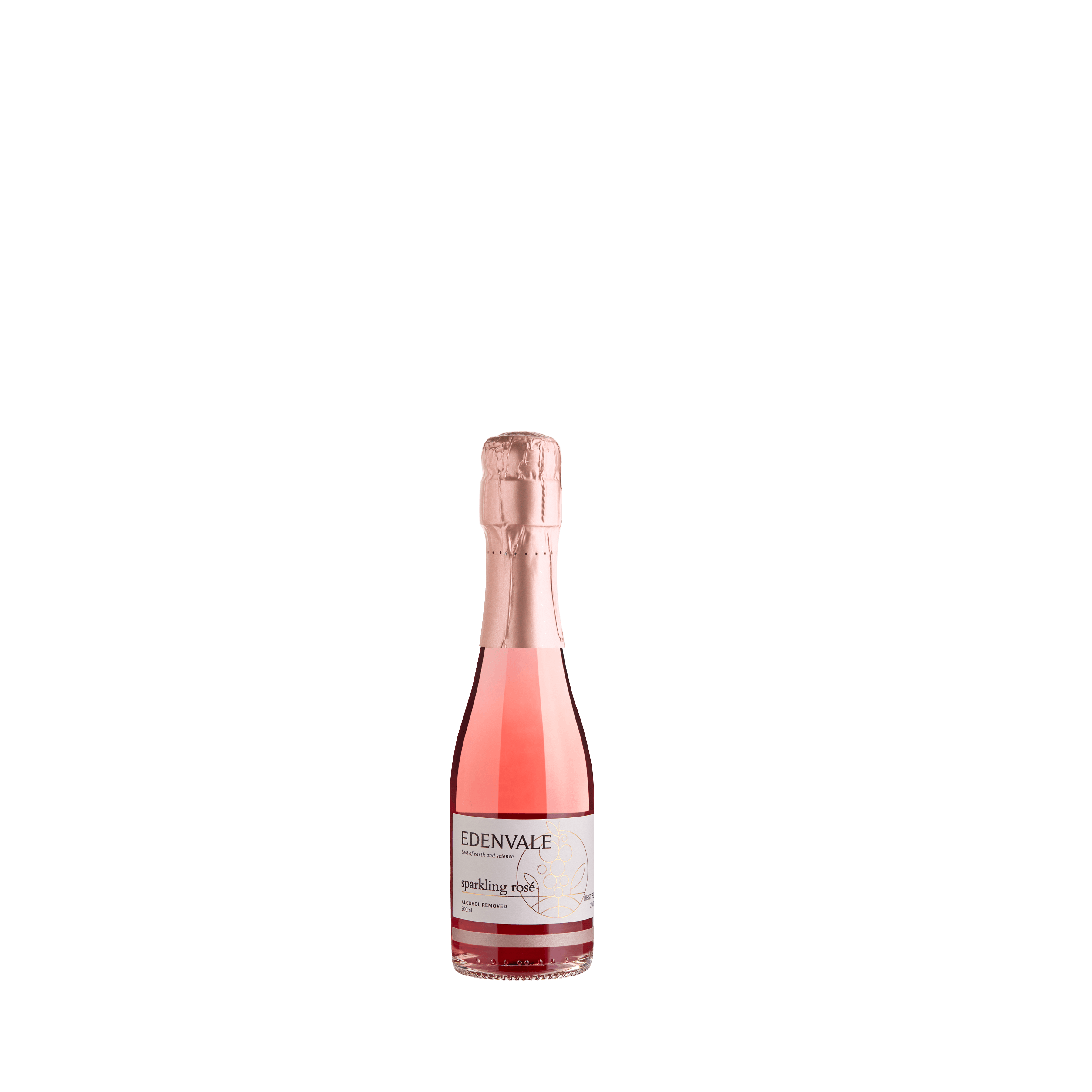 Edenvale non-alcoholic sparkling rose mini wine