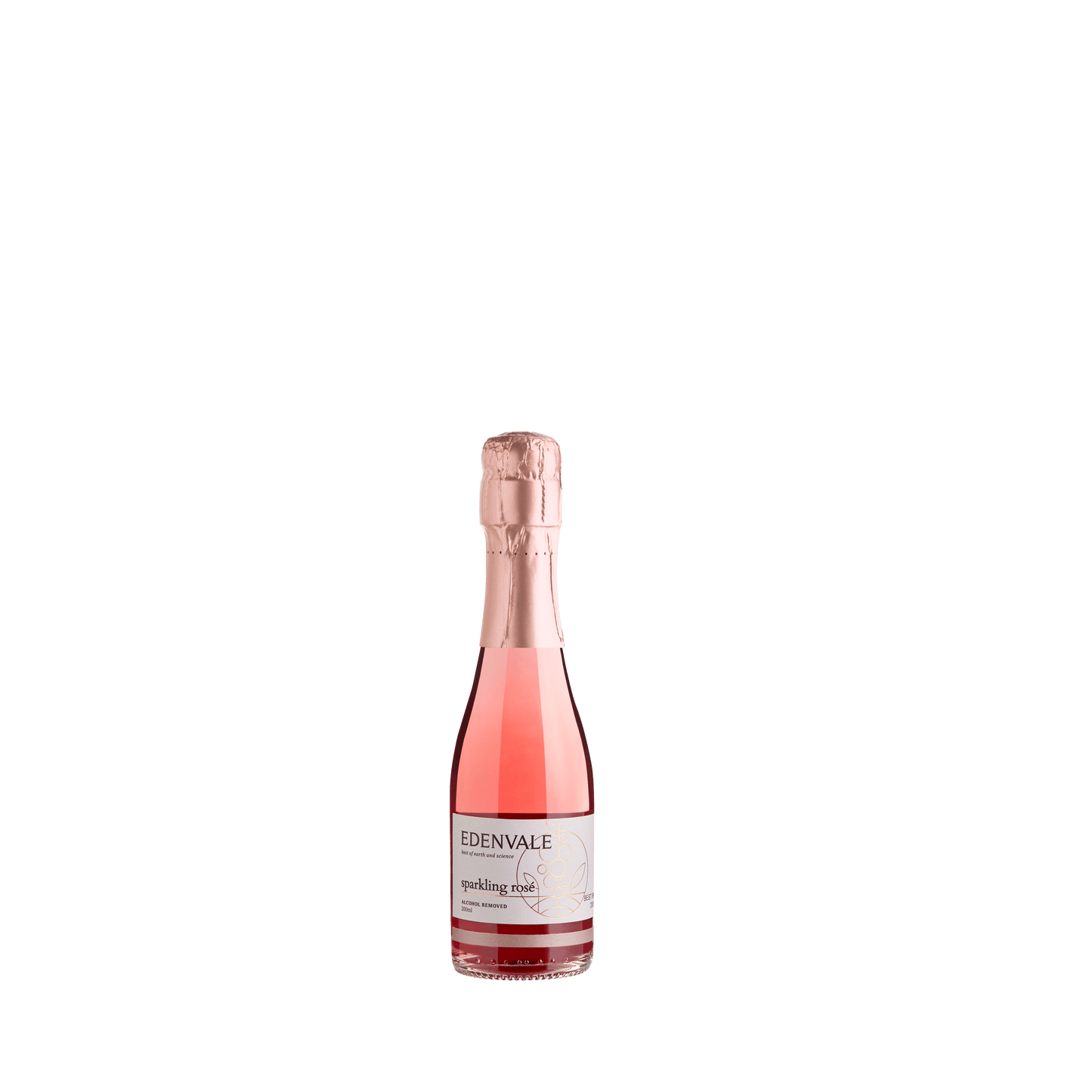 Edenvale non-alcoholic sparkling rose mini wine