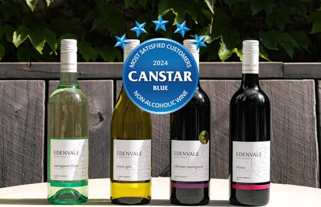 Edenvale Non-Alcoholic Wine Named Best-in-Class in Prestigious Canstar Blue Awards