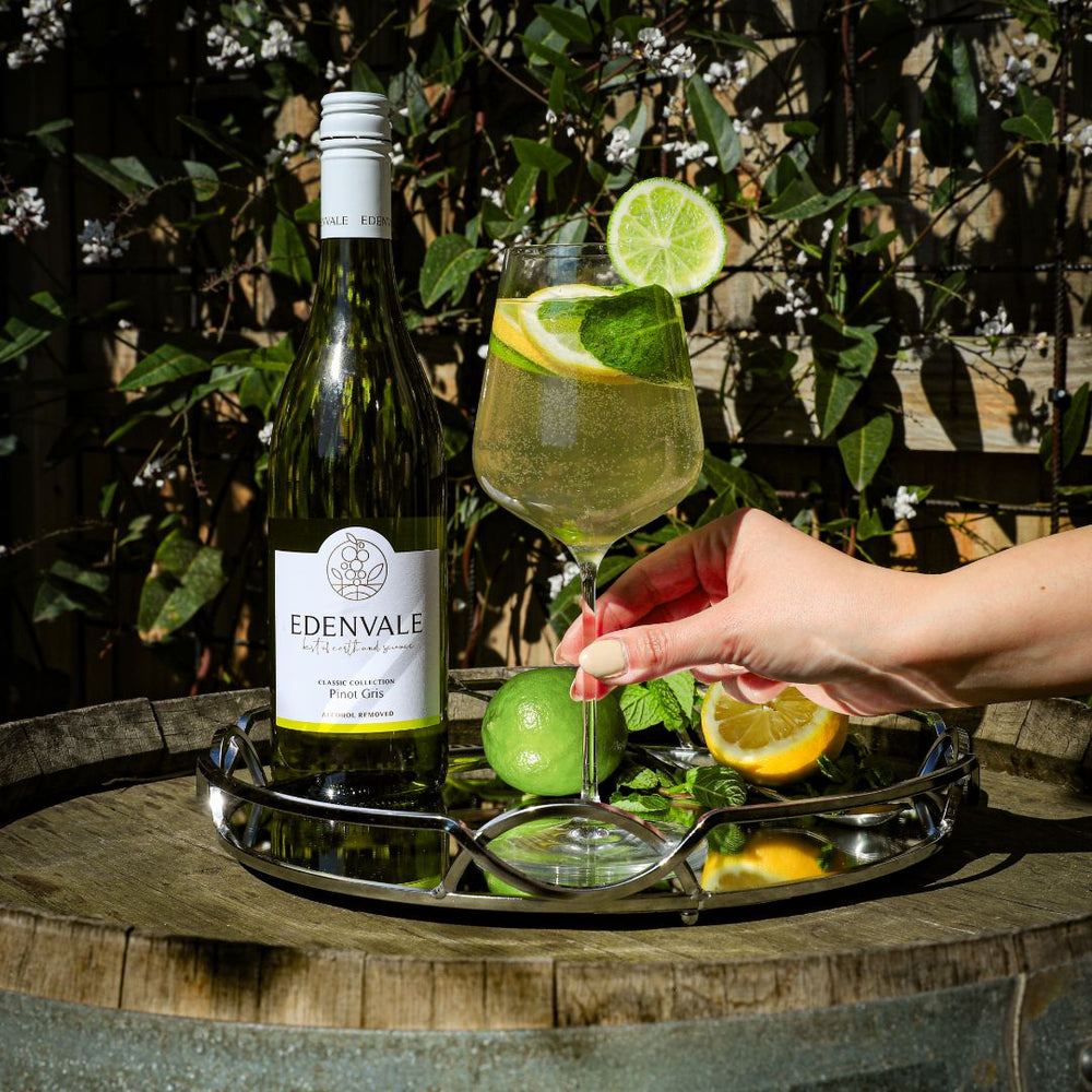 Mint and Citrus White Sangria Mocktail