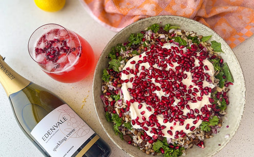 Summer Sips and Salads: Cassie Slaney’s Pomegranate Spritz Salad