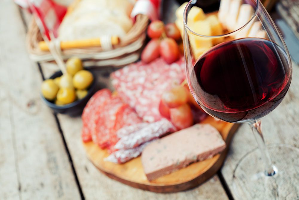 red wine and food pairing