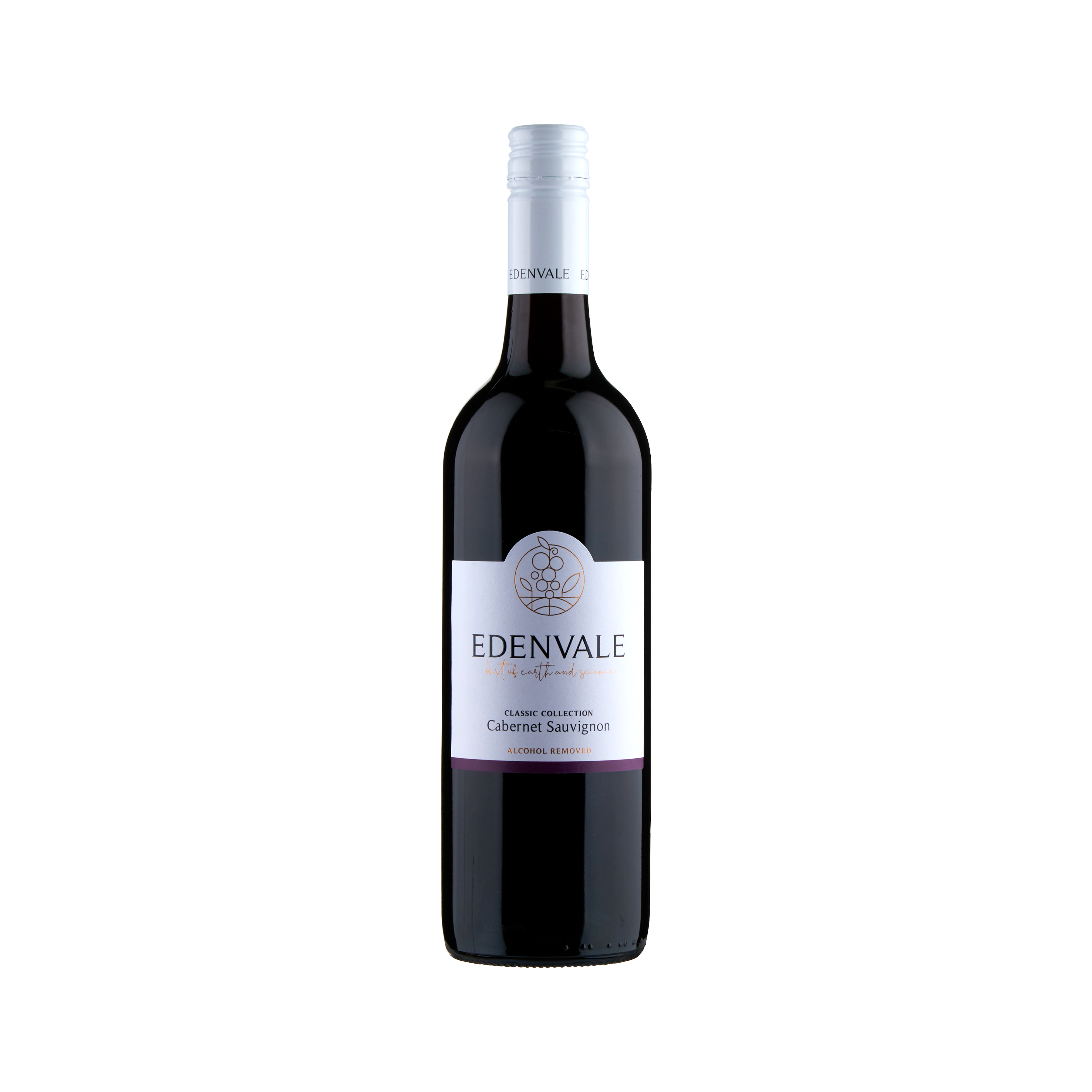 Edenvale Classic Collection Cabernet Sauvignon 750ml bottle — alcohol removed wine