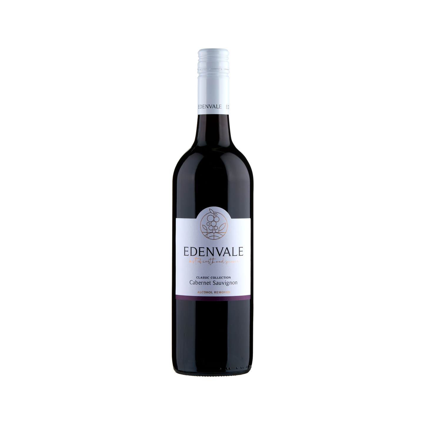 Edenvale Classic Collection Cabernet Sauvignon 750ml bottle — alcohol removed wine