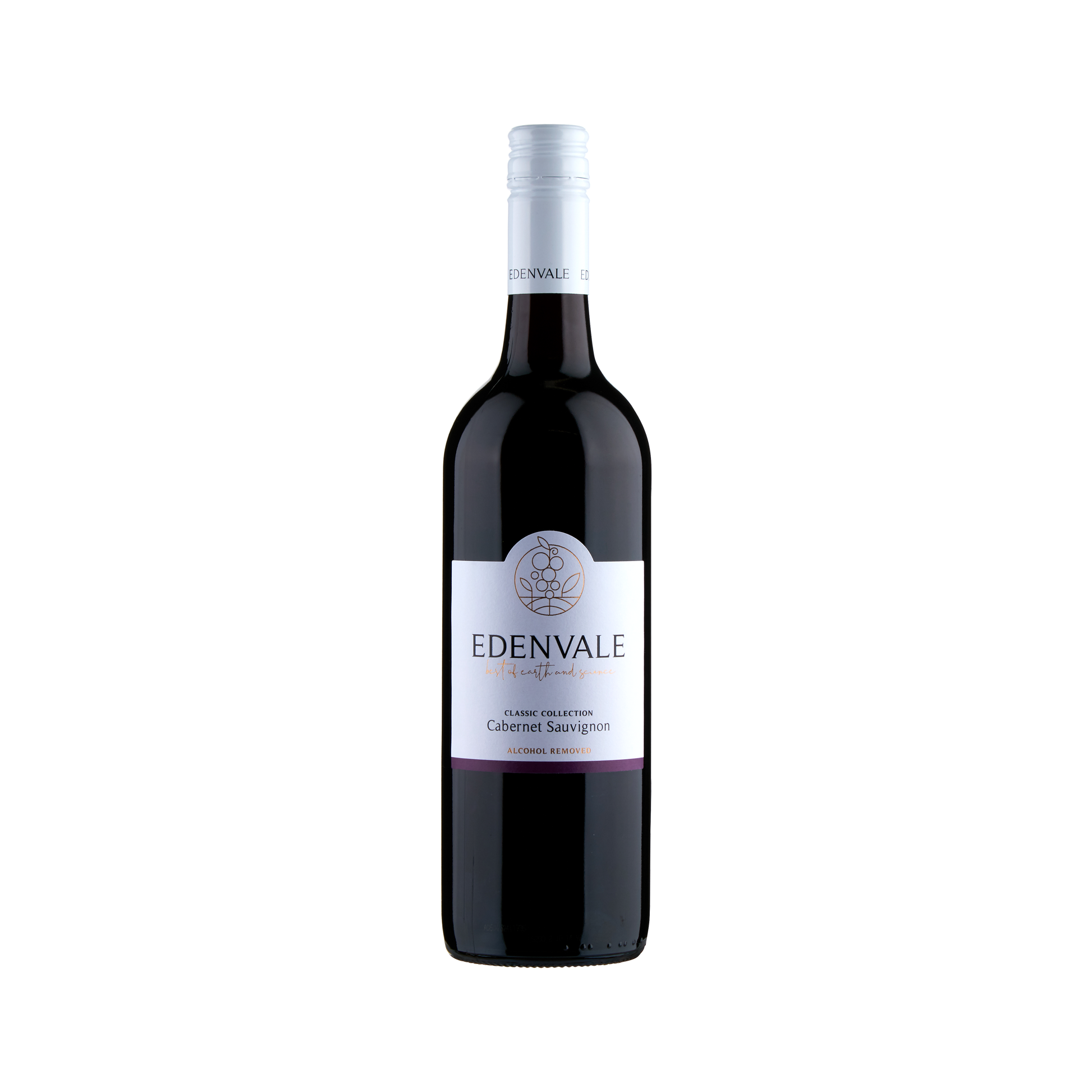 Edenvale Classic Collection Cabernet Sauvignon 750ml bottle — alcohol removed wine
