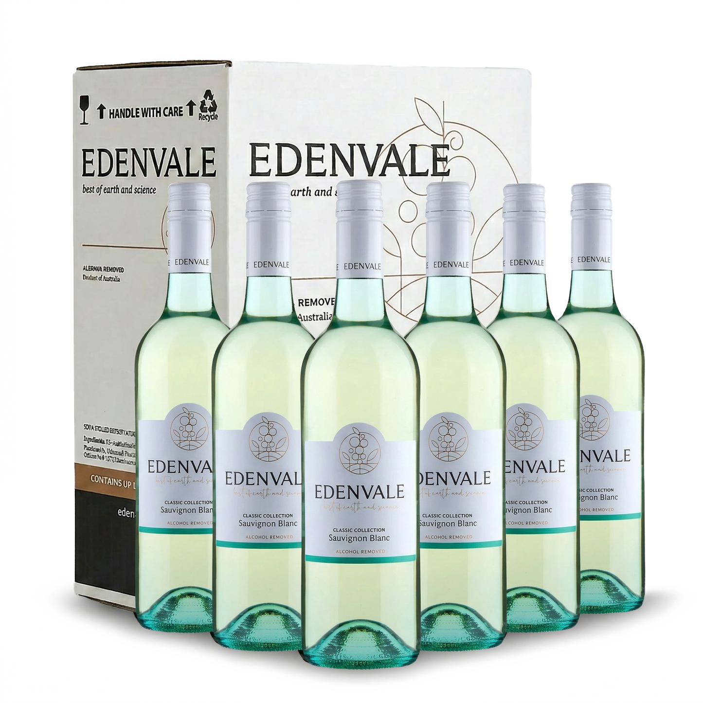 Edenvale Classic Collection Sauvignon Blanc 6-pack with carton — alcohol removed wine bulk buy