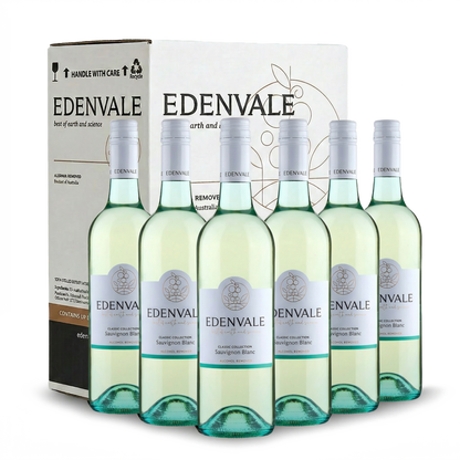 Edenvale Classic Collection Sauvignon Blanc 6-pack with carton — alcohol removed wine bulk buy