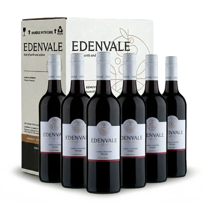 Edenvale Classic Collection Shiraz 6-pack with carton — alcohol removed wine bulk buy