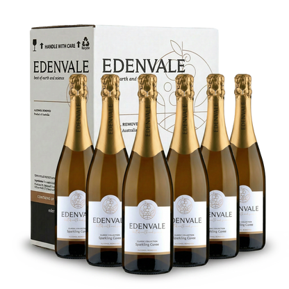Edenvale Classic Collection Sparkling Cuvée 6-pack with carton — alcohol removed sparkling wine