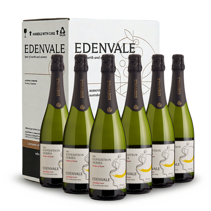 Edenvale Expedition Series Sparkling Cuvée 6-pack with carton — de-alcoholised sparkling wine from Spain