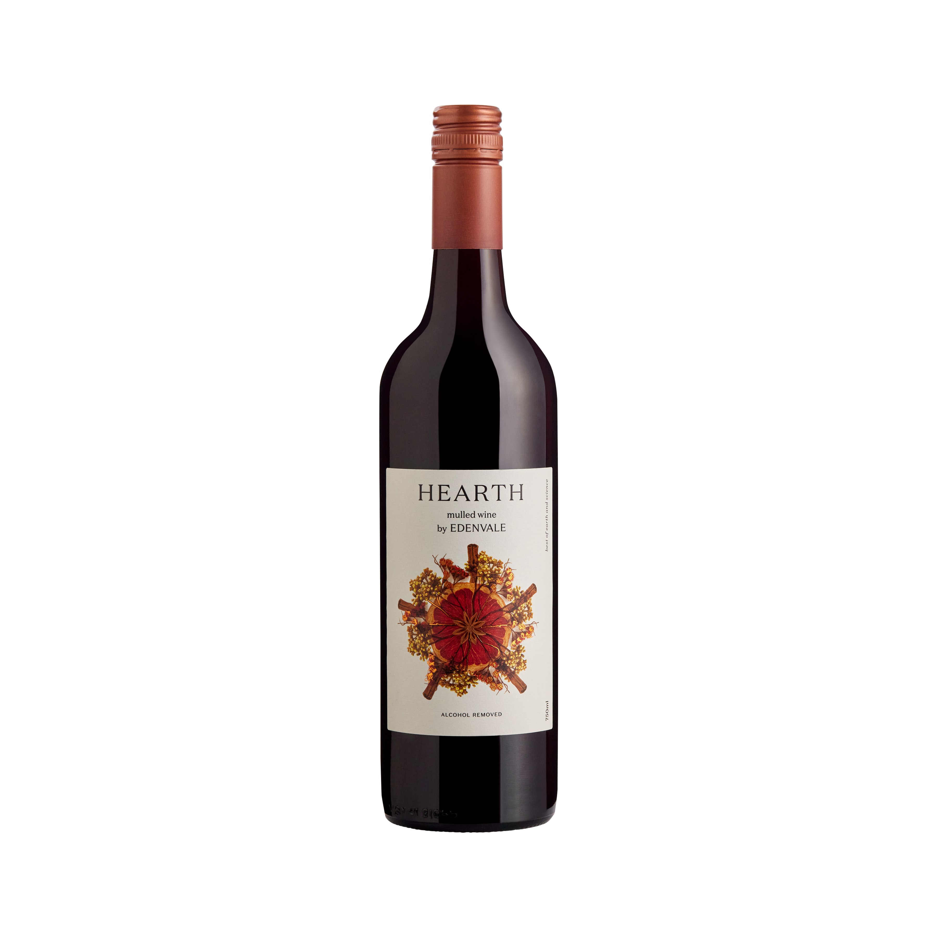 Edenvale Hearth mulled wine 750ml bottle — alcohol removed