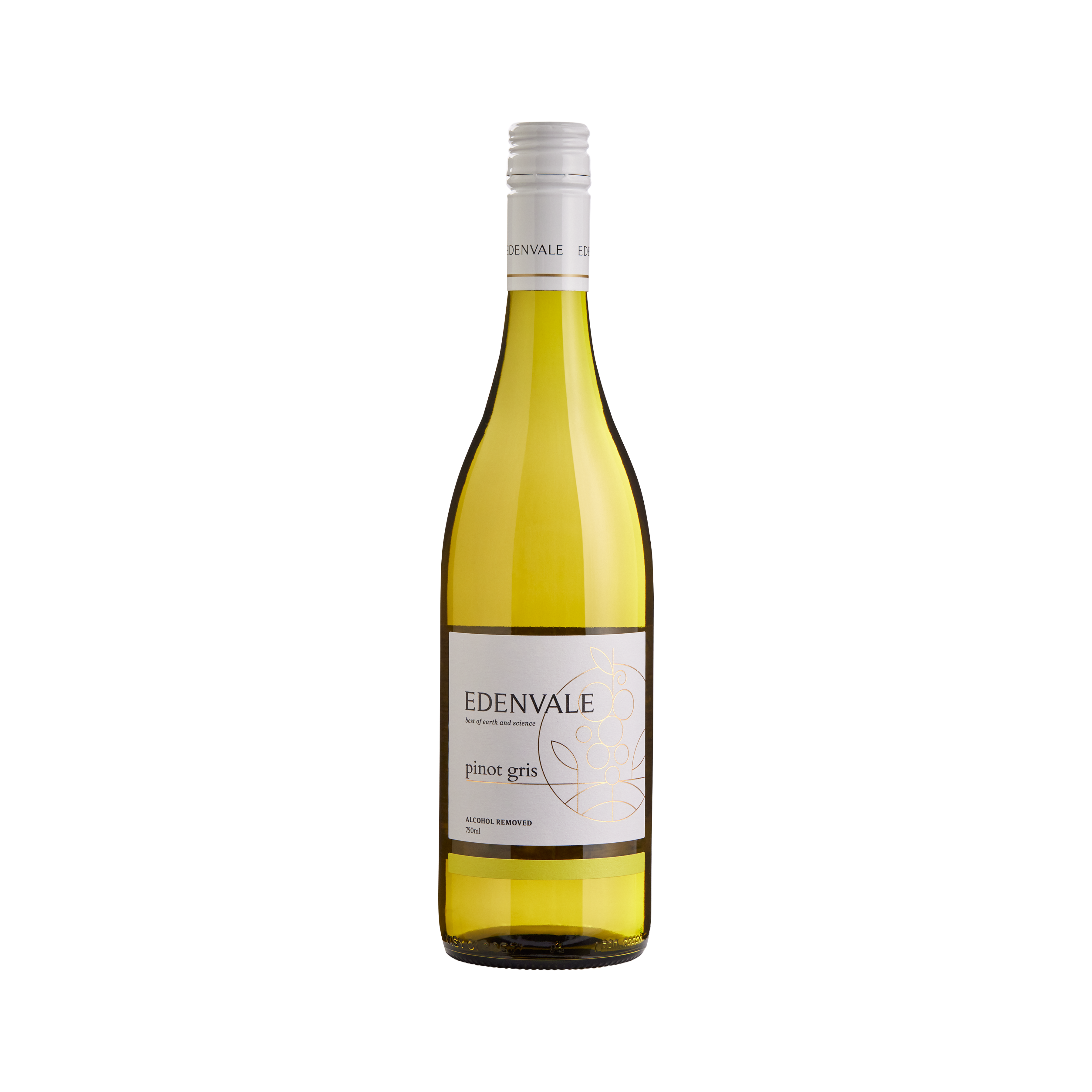 Edenvale Pinot Gris 750ml bottle — alcohol removed wine