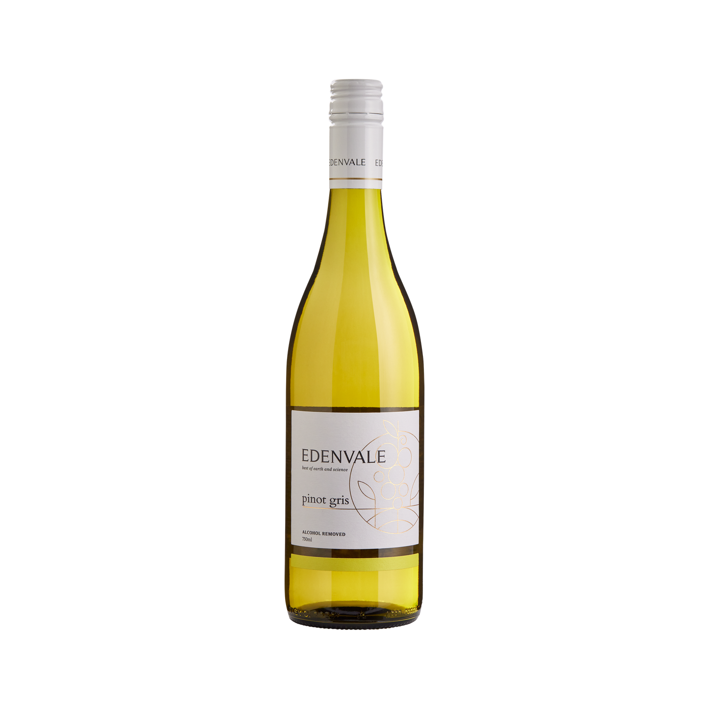 Edenvale Pinot Gris 750ml bottle — alcohol removed wine