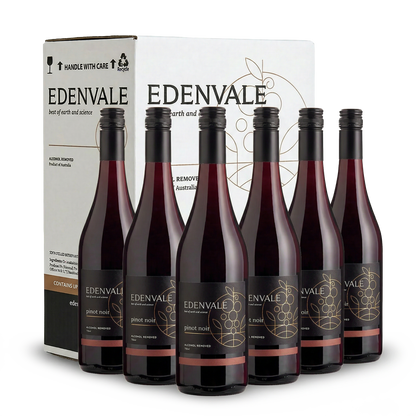 Edenvale Premium Reserve Pinot Noir 6-pack with carton — alcohol removed wine bulk buy