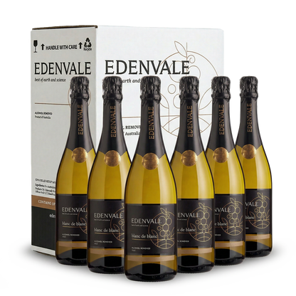 Edenvale Premium Reserve Blanc de Blanc sparkling wine 6-pack with carton — alcohol removed