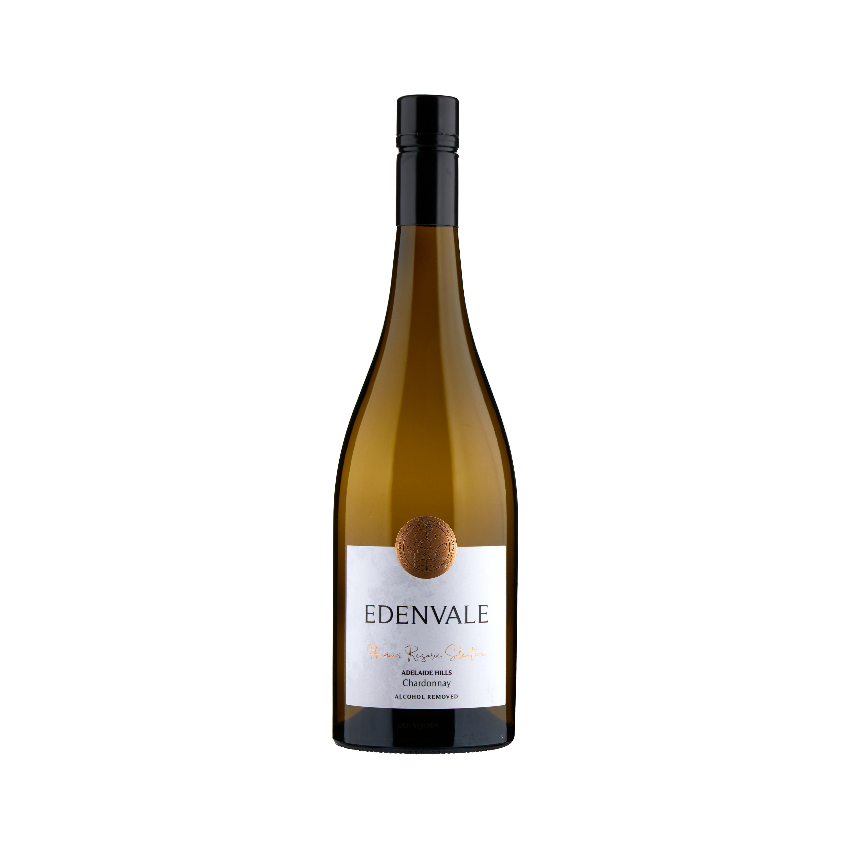Edenvale Premium Reserve Selection Adelaide Hills Chardonnay 750ml bottle — alcohol removed wine