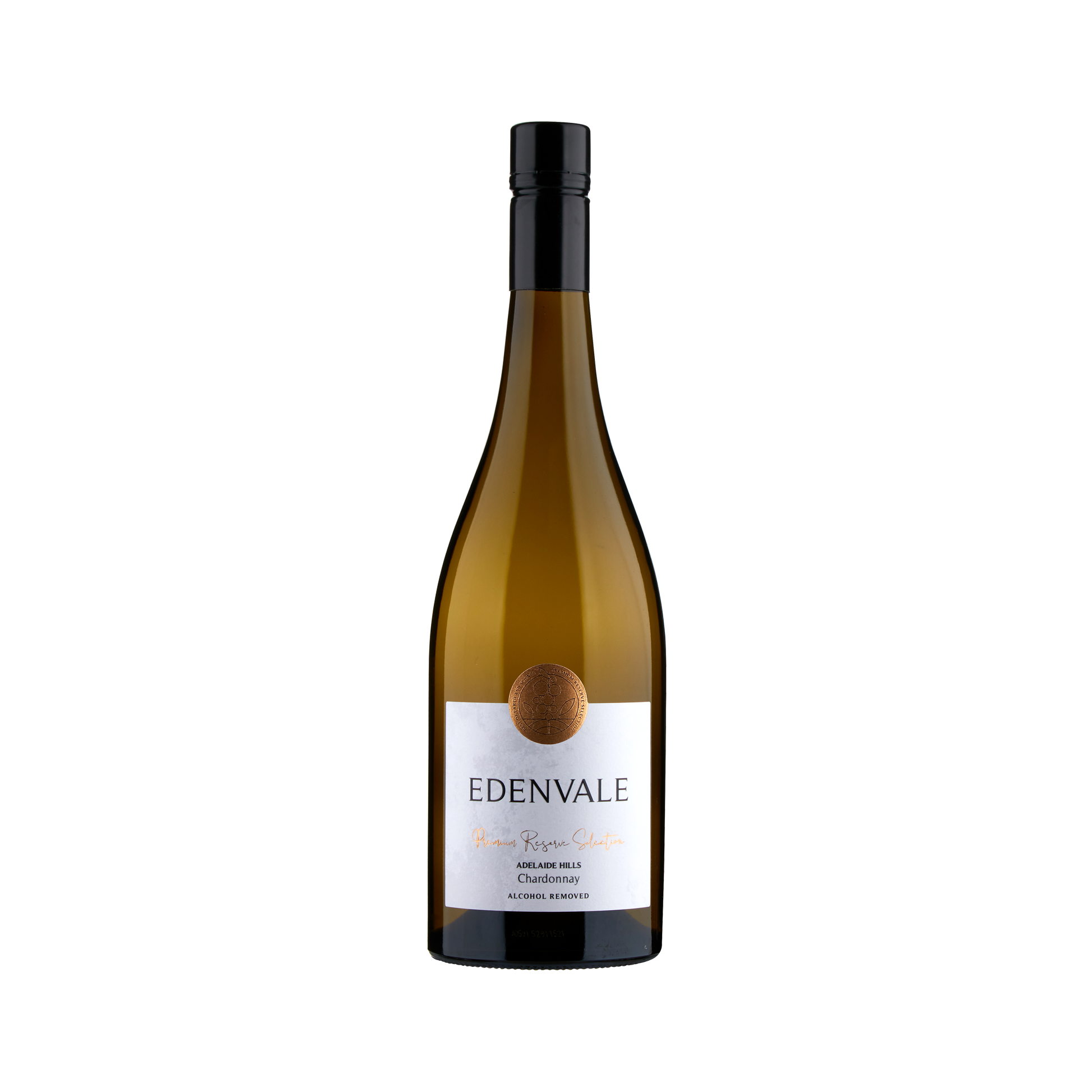 Edenvale Premium Reserve Selection Adelaide Hills Chardonnay 750ml bottle — alcohol removed wine