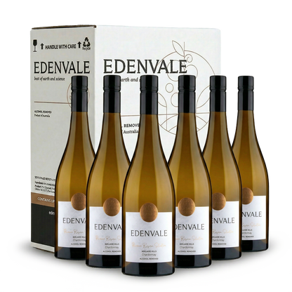 Edenvale Premium Reserve Selection Adelaide Hills Chardonnay 6-pack with carton — alcohol removed wine bulk buy