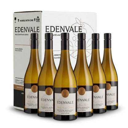 Edenvale Premium Reserve Selection Semillon Sauvignon Blanc 6-pack with carton — alcohol removed wine