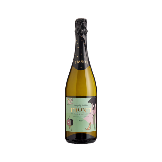 Fronti White everyday bubbles sparkling grape drink 750ml bottle — non-alcoholic